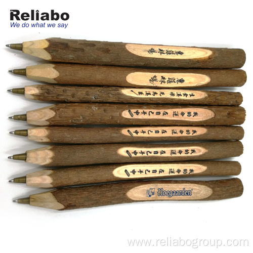 Engrave Promotional Natural Wood Ball Pen